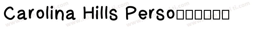 Carolina Hills Perso字体转换